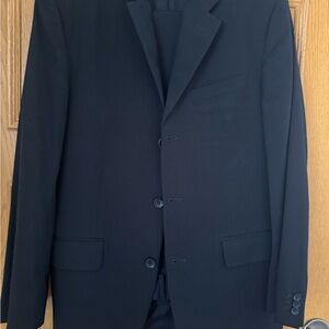 Banana Republic Men's Black Two-Button Suit